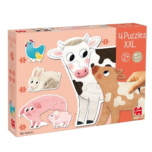 Goula 53175 Tiere Holzpuzzle, Mehrfarbig von Dujardin