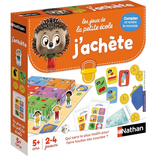 Nathan – Die Kleine Schule – Ich kaufe – Kaufmannsspiel – Lernen zu zählen, addieren und subtrahieren – Lernspiel – für Kinder ab 5 Jahren von NATHAN