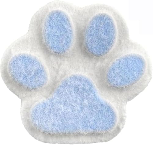 Dujuanus Cat Paw Squishy Big, Katzenpfoten Squeeze Quetschspielzeug, Riesiges Squishy-Spielzeug zum Stressabbau, Entspannungsspielzeug Katzenpfoten-Quetschbälle (Blau) von Dujuanus