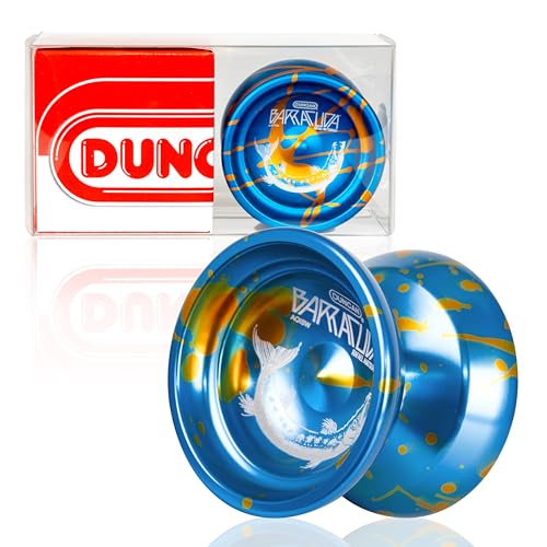 Duncan Toys Barracuda Yo-Yo, nicht reagierendes Pro-Level-Jo-Jo, konkaves Lager und Aluminiumkörper, blau mit Spritzwasser Duncan Toys Barracuda Yo-Yo, nicht reagierendes Pro-Level-Jo-Jo, konkaves Lager und Aluminiumkörper, blau mit Spritzwasser von Duncan