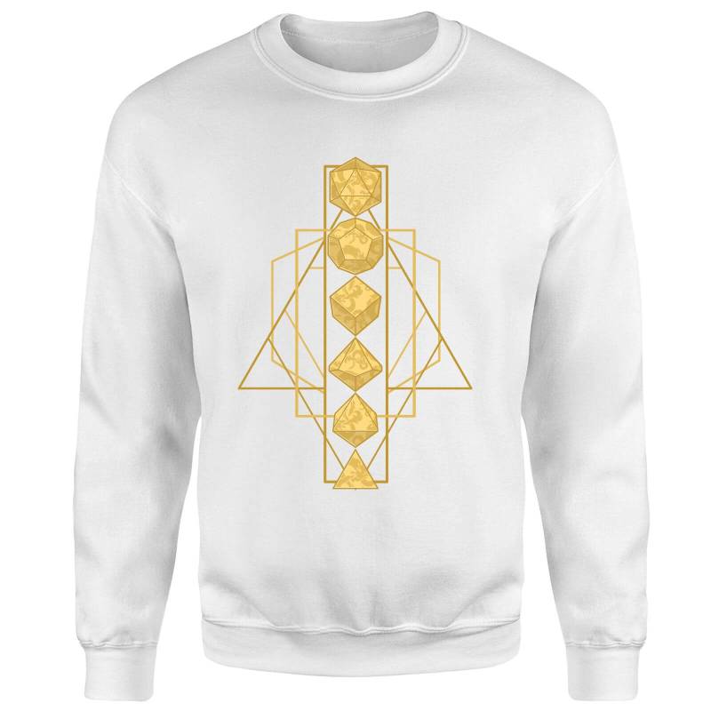 Dungeons & Dragons Celestial Dice Sweatshirt - Weiß - L von Original Hero