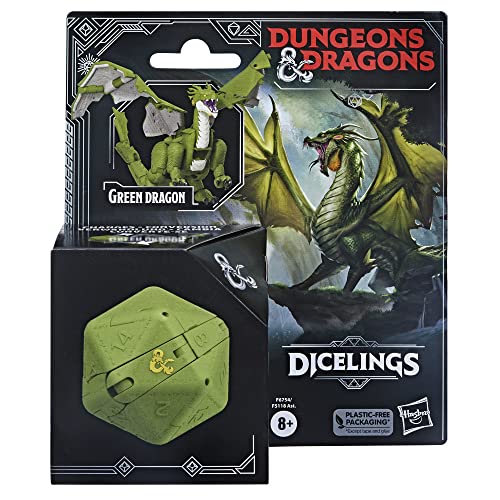 Dungeons & Dragons Dicelings Grüner Drache, D&D Drachenspielzeug zum Sammeln, Action-Figur Dungeons & Dragons Dicelings Grüner Drache, D&D Drachenspielzeug zum Sammeln, Action-Figur von Dungeons & Dragons