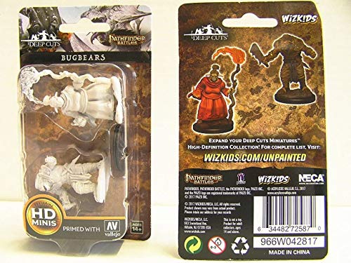 WizKids Pathfinder Deep Cuts Unpainted Miniatures (W1) - Bugbears von Dungeons & Dragons