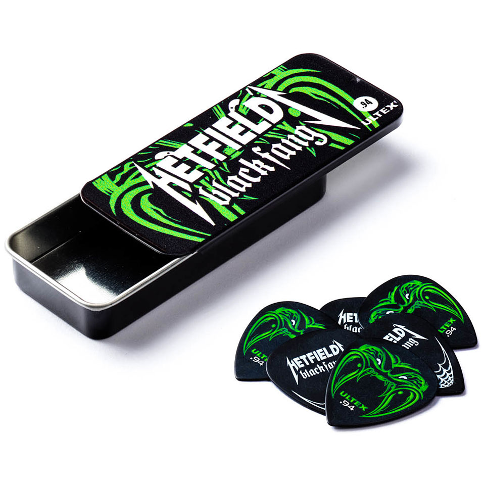 Dunlop James Hetfield Black Fang Pick Tin (0,94 mm) Plektrum von Dunlop