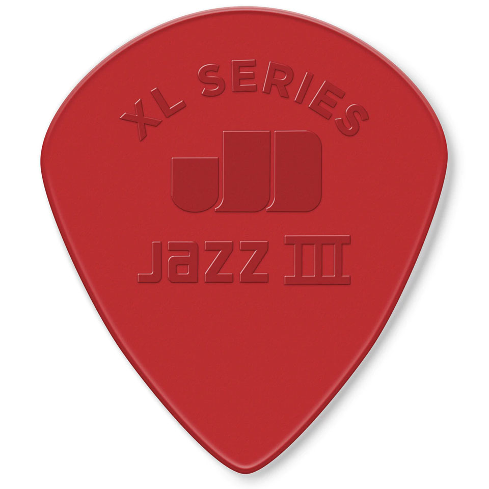 Dunlop Nylon Jazz III XL Red 1,38 mm (24 pcs) Plektrum von Dunlop