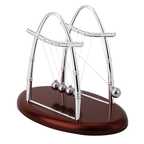 Balance Balls Toy, Newtons Cradle Balance Steel Balls Physik Wissenschaft Balance Balls Pendel Schreibtisch Ornamente Spielzeug von Duokon