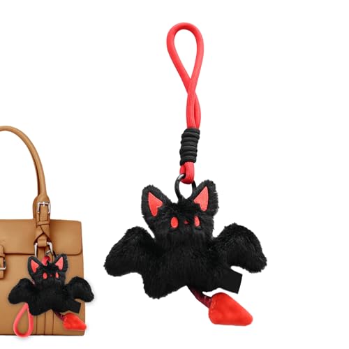 Bat Bunny Plush Toy - Flügelkaninchen Plüschpuppe Für Kinder, Niedlicher Kaninchen Mit Fledermausflügeln, Rucksackanhänger, Soft Schlüsselkette Dekoration Für Schülerinnen Jun-gen Frauen, 13x3cm Bat Bunny Plush Toy - Flügelkaninchen Plüschpuppe Für Kinder, Niedlicher Kaninchen Mit Fledermausflügeln, Rucksackanhänger, Soft Schlüsselkette Dekoration Für Schülerinnen Jun-gen Frauen, 13x3cm von Duqulle