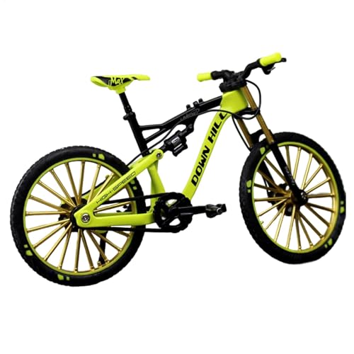 Duqulle Finger Fahrrad Spielzeug, 1:10 Mountainbike Modell Spielzeug Finger, Gebogene Simulation Spielzeug Für Kinder, M T-B Finger Fahrrad, Modell Ornamente, Für Unterricht, Zuhause Büro Verein von Duqulle