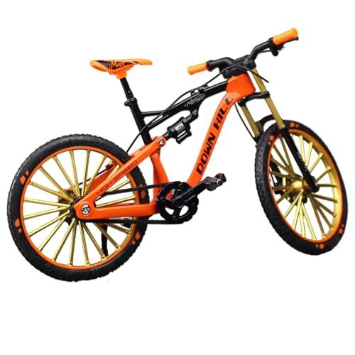 Duqulle Finger Fahrrad Spielzeug, 1:10 Mountainbike Modell Spielzeug Finger, Gebogene Simulation Spielzeug Für Kinder, M T-B Finger Fahrrad, Modell Ornamente, Für Unterricht, Zuhause Büro Verein von Duqulle