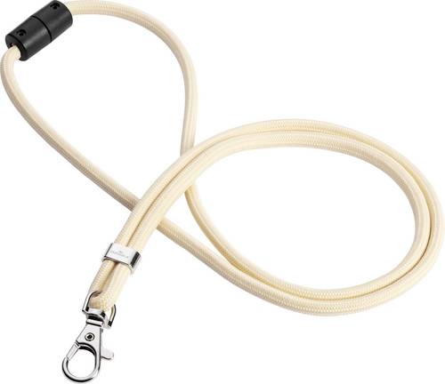 Durable 824116 Textilband Karabinerhaken Beige 10St. von Durable