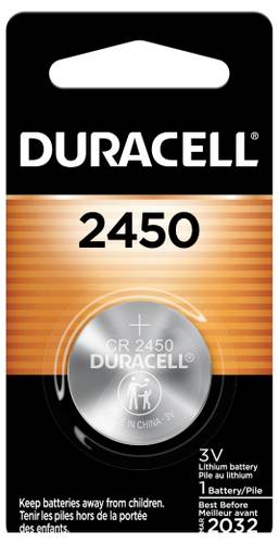 Duracell Knopfzelle CR 2450 3V 1 St. 620 mAh Lithium CR 2450 von Duracell