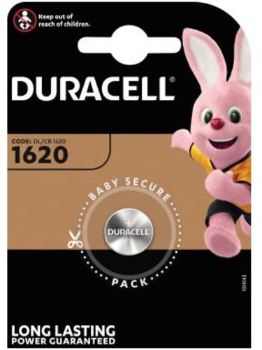 Duracell Knopfzelle CR 1620 3V 1 St. 75 mAh Lithium DL1620 von Duracell