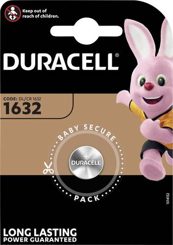 Duracell Knopfzelle CR 1632 3V 1 St. Lithium DL1632 von Duracell