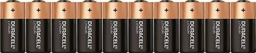 Duracell CR 123A Fotobatterie CR-123A Lithium 1400 mAh 3V 10St. von Duracell