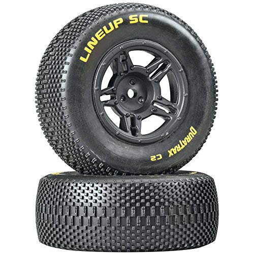 1/10 Lineup SC Tire C2 Mounted Rear: Slash (2) von Duratrax