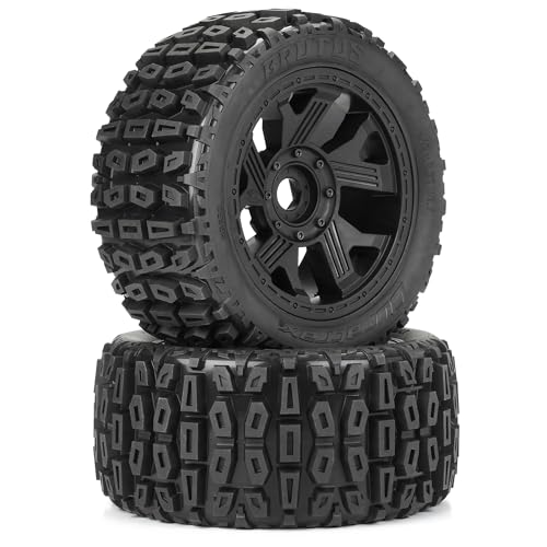 Duratrax 1/6 Brutus F/R 5.7" Monster Truck Tires MTD 24mm Black Ripper (2) von Duratrax