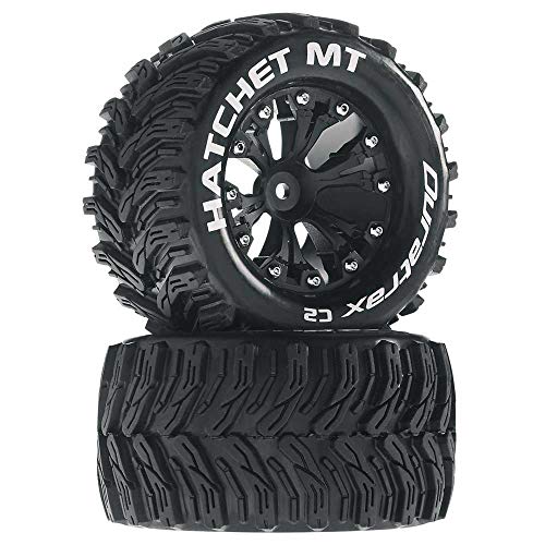 Duratrax Hatchet MT 2.8" 2WD Mounted Rear Tires, Black (2) von Duratrax