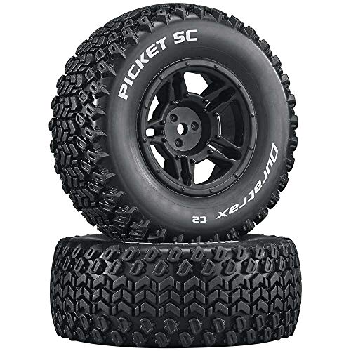 Duratrax Picket SC C2 Mounted Tires: Slash 4x4 Blitz Front Rear (2) von Duratrax