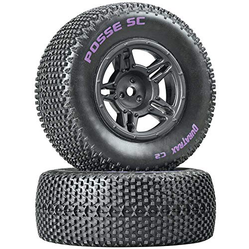 Duratrax Posse SC C2 Mounted Tires, Rear Slash (2) von Duratrax