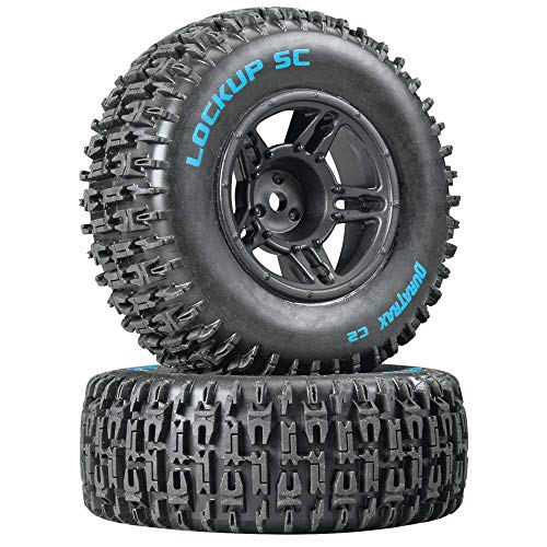 Duratrax Lockup SC Tire C2 Mounted Black Front: Slash(2) von Duratrax