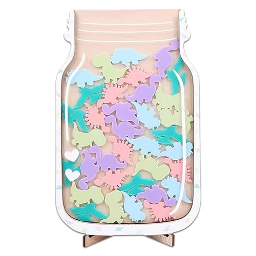 Belohnung Jar für Kinder Verhalten Incentive Jar Gutes Verhalten Jar Töpfchen Zug Tool Belohnung Board für Kinder Home School Wiederverwendbare Sternenkarte für Kinder Chore Chart (Dinosaurier) von Durdiiy