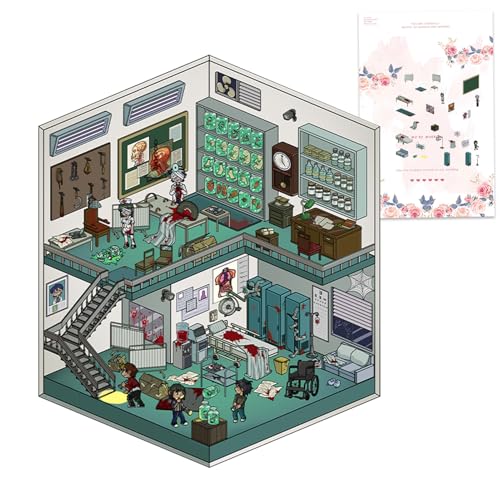 3D-Szenen-Aufkleber für Erwachsene, dekorativer Scrapbooking-Sticker – Kreatives thematisches Zubehör für Journaling, Scrapbooking und Entspannung 3D-Szenen-Aufkleber für Erwachsene, dekorativer Scrapbooking-Sticker – Kreatives thematisches Zubehör für Journaling, Scrapbooking und Entspannung von Duroecsain