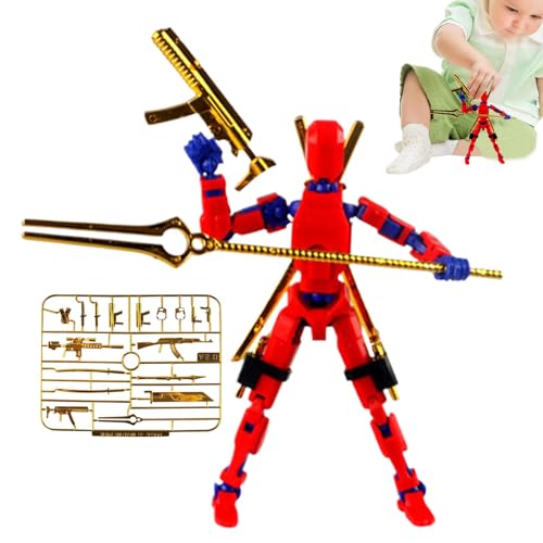 Duroecsain Actionfiguren für Jungen,Roboter-Actionfigur | Kinder-Actionfiguren-Modellbausatz,Actionfiguren-Spielset mit mehreren Gelenken, beweglich für Jungen, Mädchen, Kinder von Duroecsain