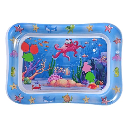 Duroecsain Aufblasbare Wassermatte für Haustier und Baby, Sommer Wasserspielmatte für Hund und Katze, Interaktives Sensorisches Katzenspielzeug, 69 x 50 cm von Duroecsain