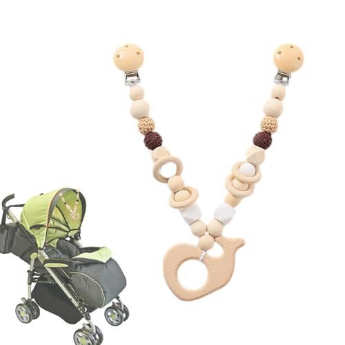 Duroecsain Baby Autositz Spielzeug, Kinderwagenspielzeug - Poppingchair Sensory Toy Seat Chain | Kindergarten -Handys mit niedlicher Tierform für Kinder, Kleinkind, Mädchen, Kinder, Babys von Duroecsain