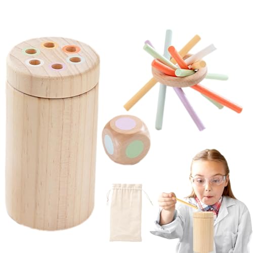 Duroecsain Balance-Spielzeug für Kinder, Farbsortierspielzeug für Kleinkinder von 1–3 Jahren, Zählspielzeug Balance Stick Spielzeug Sortieraktivitäten, Stockspiele, Geduldstraining, von Duroecsain