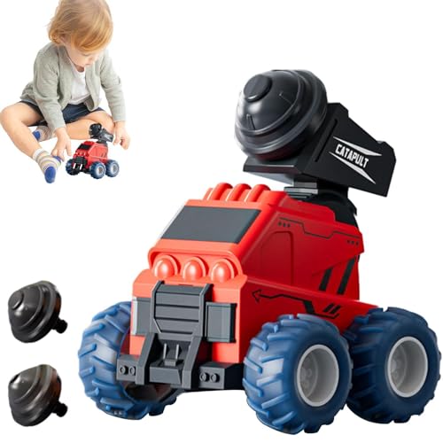 Duroecsain Bau-LKW-Spielzeugautos,Bau-Spielzeug-LKW - Kleine Steine ​​werfende Bagger-Rückziehfahrzeuge - Klassenzimmerpreise, Press-to-Launch, Trägheitssegelfliegen für Kinder, und Mädchen von Duroecsain