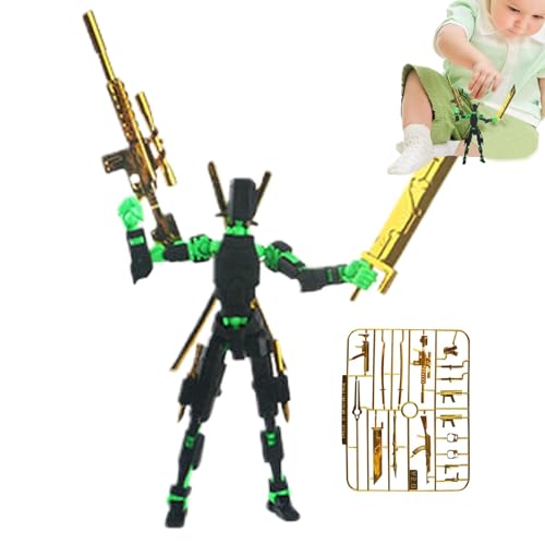 Duroecsain Bausteine ​​Figur,Actionfigur Bausteine ​​ - Kinder-Actionfiguren-Modellbausatz,Actionfiguren-Spielset mit mehreren Gelenken, beweglich für Jungen, Mädchen, Kinder von Duroecsain