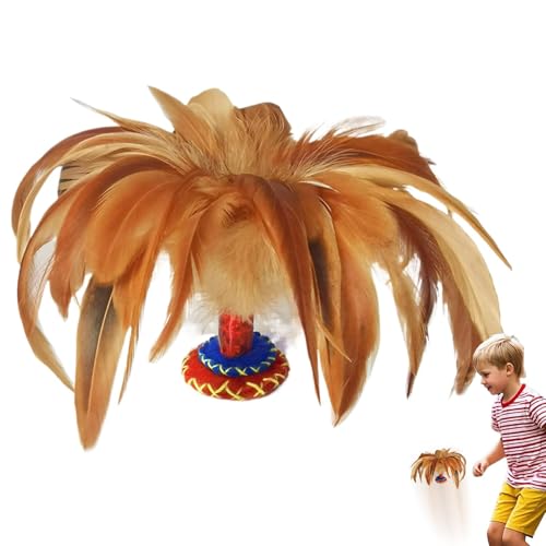 Duroecsain Chinese Shuttlecock, Kick Shuttlecock - Lustiger chinesischer Shuttlecock für Kinder | Lustiges Fußsportspiel für Kinder Erwachsene, Outdoor -Fitnessspielspielzeug Spielen von Duroecsain