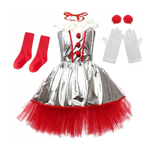 Duroecsain Cosplay Kleid für Mädchen, -Kostüm-Set für Mädchen, Tüllkleid für Mädchen, Cosplay, saisonales Modeoutfit für Mädchen im Alter von 2-12 Jahren für von Duroecsain