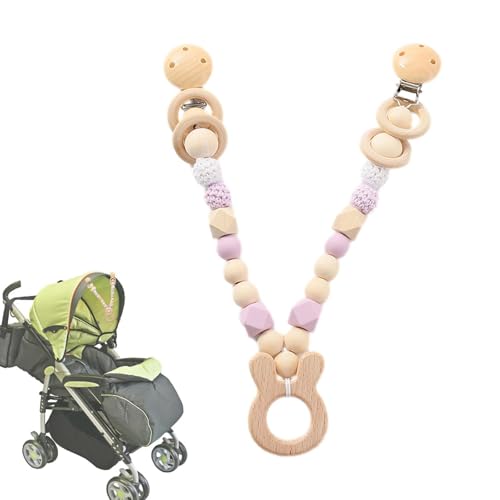 Duroecsain Crib -Anhänger, Baby -Autositzspielzeug | Poppingchair Sensory Toy Seat Chain - Kindergarten -Handys mit niedlicher Tierform für Kinder, Kleinkind, Mädchen, Kinder, Babys von Duroecsain