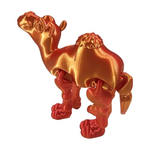 Duroecsain Dekorative Tierfiguren,Tiere Actionfigur, 3D-Druck Tierstatue Heimdekoration, Aktive gemeinsame Tierspielzeugskulptur für, Mädchen, Erwachsene von Duroecsain