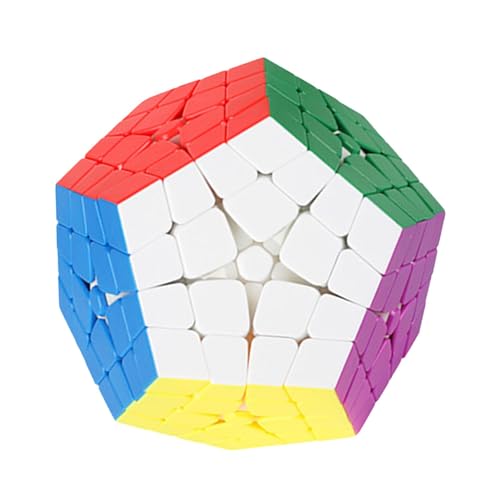 Duroecsain Dodekaeder-Würfel, Zauberwürfel-Puzzle,12 Seiten Zauberwürfel | Speed ​​Cube für Kinder, Cube Brain Teasers für Kinder, Magic Cube Puzzle Zappelspielzeug für Erwachsene von Duroecsain