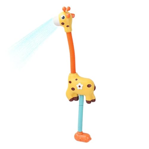 Duroecsain Duschspielzeug, Badewanne, Giraffe – Spielzeug für die Badewanne, elektrischer Giraffen-Wassersprinkler, Spielzeug für Badezimmer, Dusche, Badewanne, Spielzeug von Duroecsain