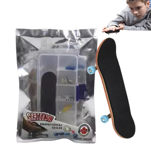 Duroecsain Finger-Skateboards, Lernbrett für Finger, Mini-Spielzeug für Finger, tragbares Spielbrett für Reisen und Zuhause Duroecsain Finger-Skateboards, Lernbrett für Finger, Mini-Spielzeug für Finger, tragbares Spielbrett für Reisen und Zuhause von Duroecsain