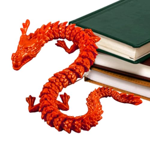 Duroecsain Gelenkdrache, 3D-Drache, Drache, flexibles Gelenkspielzeug – 3D-gedrucktes Drachenspielzeug, Gelenkspielzeug, Drachenfiguren, Fidget, Büro-Spielzeug für von Duroecsain