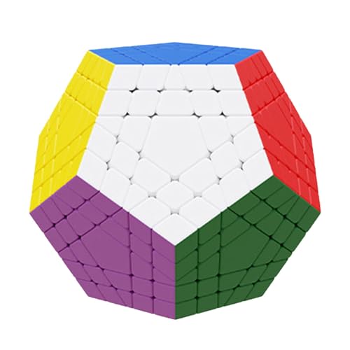 Duroecsain Geschwindigkeitswürfel, Dodekaederwürfel, 12 Seiten Zauberwürfel, Speed ​​Cube für Kinder, Cube Brain Teasers für Kinder, Magic Cube Puzzle Zappelspielzeug für Erwachsene von Duroecsain