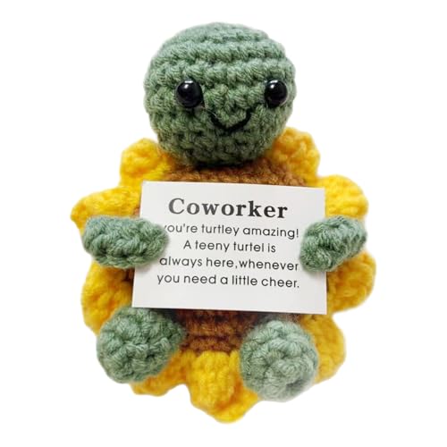 Häkelschildkröte, Motivationsschildkröte, Plüschtiere, handgefertigt, für Mädchen und Kinder, Lehrer, Krankenschwestern, Geburtstag, Abschlussfeier Häkelschildkröte, Motivationsschildkröte, Plüschtiere, handgefertigt, für Mädchen und Kinder, Lehrer, Krankenschwestern, Geburtstag, Abschlussfeier von Duroecsain