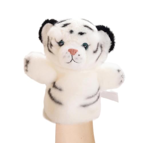 Duroecsain Handpuppen,Kinderpuppen | Sockenpuppe Plüschtiger,Stofftierspielzeug, Rollenspielpuppen, kleine Dschungeltierpuppe für Kinder, und Mädchen, Theater-Geschichtenerzählpartys von Duroecsain