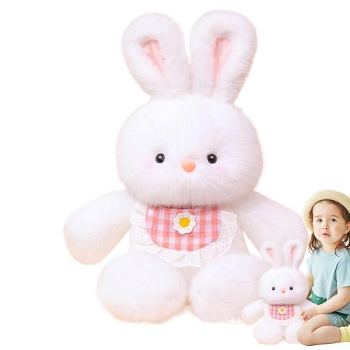 Duroecsain Hasengefüllter Tier, Elefant Plüschspielzeug - Cartoon Kids Bunny Toys - Kreative Tischdekoration, farbenfrohe Kinderpuppe für Schlafzimmer, Wohnzimmer, Arbeit, Sofa von Duroecsain