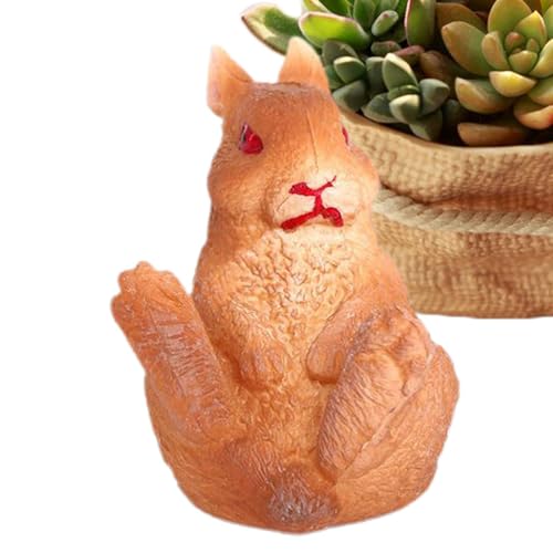 Duroecsain Hasenspielzeug für Kinder, Bunny Cake Toppers,Süße realistische Bunny Cupcake Toppers | Tierfiguren, Home Desk Dekorationen für Heimnutzer, Geschäftsanwender von Duroecsain