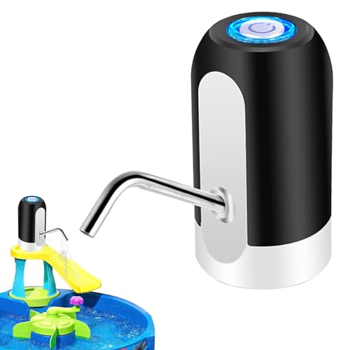 Duroecsain Kinderwassertischpumpe, automatische Wasserpumpe für Wassertisch - Kompakte batteriebetriebene Wasserpumpe, kabellose Wasserpumpe | Kreatives tragbares Wasserpumpen-Wassertischzubehör für von Duroecsain