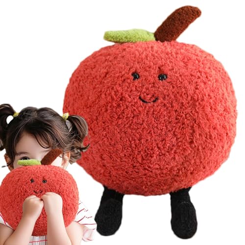 Duroecsain Obst gefüllte Puppe, Obst -Stofftümazier, Litchi Nursery Kissen Stoffed Puppe, Dekoratives Plushie -Spielzeugsofa Kissen, schönes Sammlerspielzeug für Sofa -Auto -Wohnkultur von Duroecsain