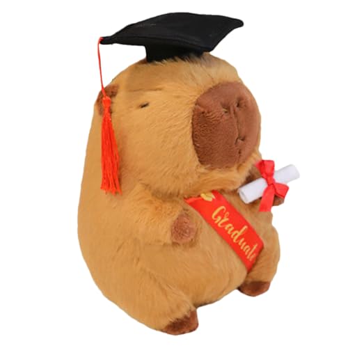 Duroecsain Plüschtier zum Schulabschluss, 2025 Capybara aus Plüsch – Huggable gefüllt mit Doktorantenhut unvergessliches Andenken für Kindergartenmädchen Duroecsain Plüschtier zum Schulabschluss, 2025 Capybara aus Plüsch – Huggable gefüllt mit Doktorantenhut unvergessliches Andenken für Kindergartenmädchen von Duroecsain