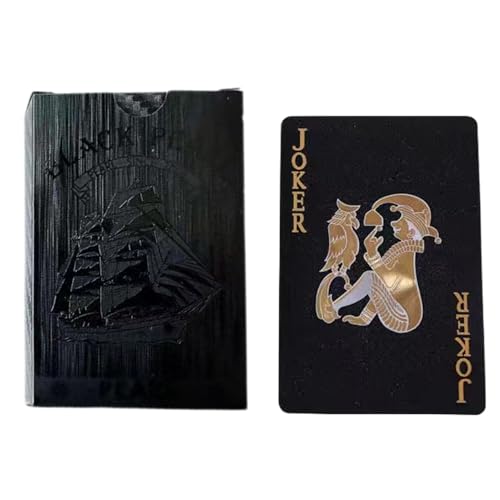 Duroecsain Pokerkarten, Brettspiele für Familienfeiern und Treffen, Kartenspiel für Weihnachtsfeiern, tragbares Pokerdeck für Reisen und Bars Duroecsain Pokerkarten, Brettspiele für Familienfeiern und Treffen, Kartenspiel für Weihnachtsfeiern, tragbares Pokerdeck für Reisen und Bars von Duroecsain