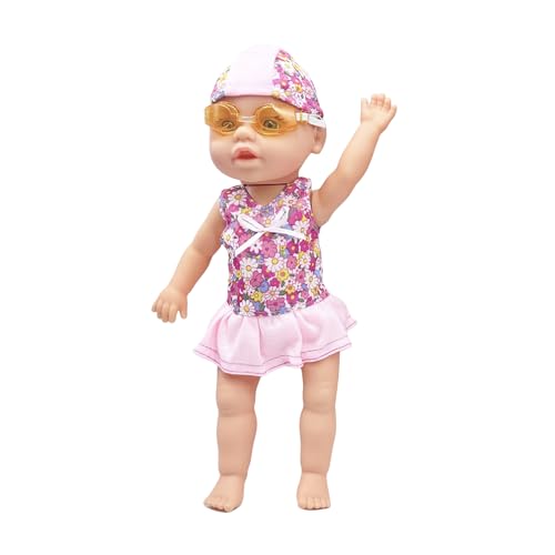 Duroecsain Poolpuppe | Babypuppe für Badezimmer, schwimmende Schwimmfigur mit Batterien für Badewanne, Spielzeug, Reisen, , Haus, Pool, Geburtstag, Mädchen, Duroecsain Poolpuppe | Babypuppe für Badezimmer, schwimmende Schwimmfigur mit Batterien für Badewanne, Spielzeug, Reisen, , Haus, Pool, Geburtstag, Mädchen, von Duroecsain